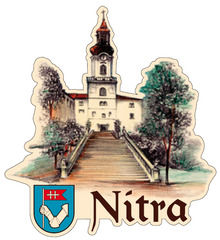 Magnetka obrysová Nitra