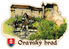 Magnetka obrysová Oravský hrad