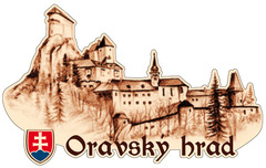 Magnetka obrysová Oravský hrad